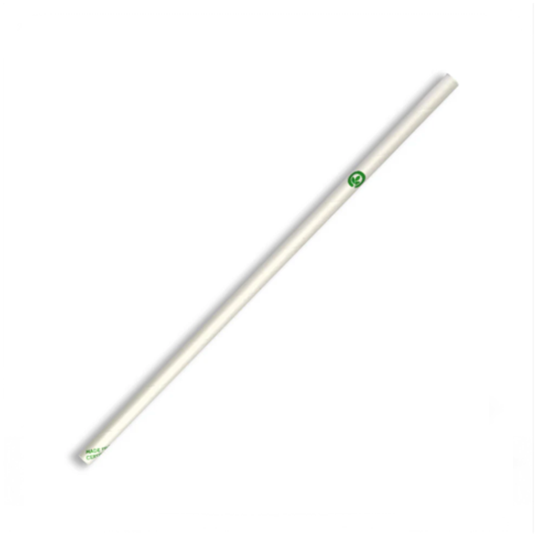 6mm Regular White BioStraw - FSC MIX - 2500/crtn
