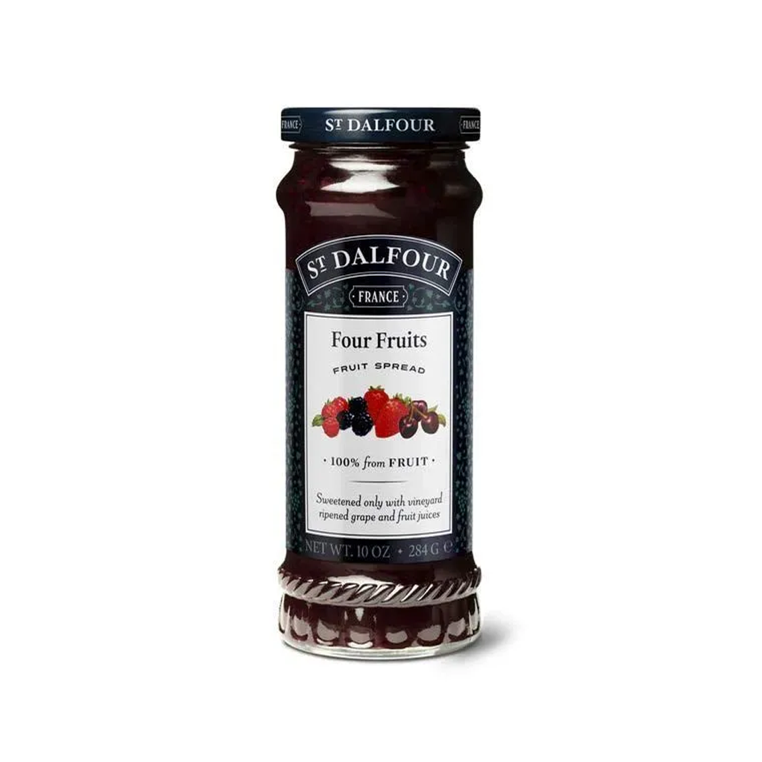St Dalfour - Four Fruits Jam with No Sugar - 284 g