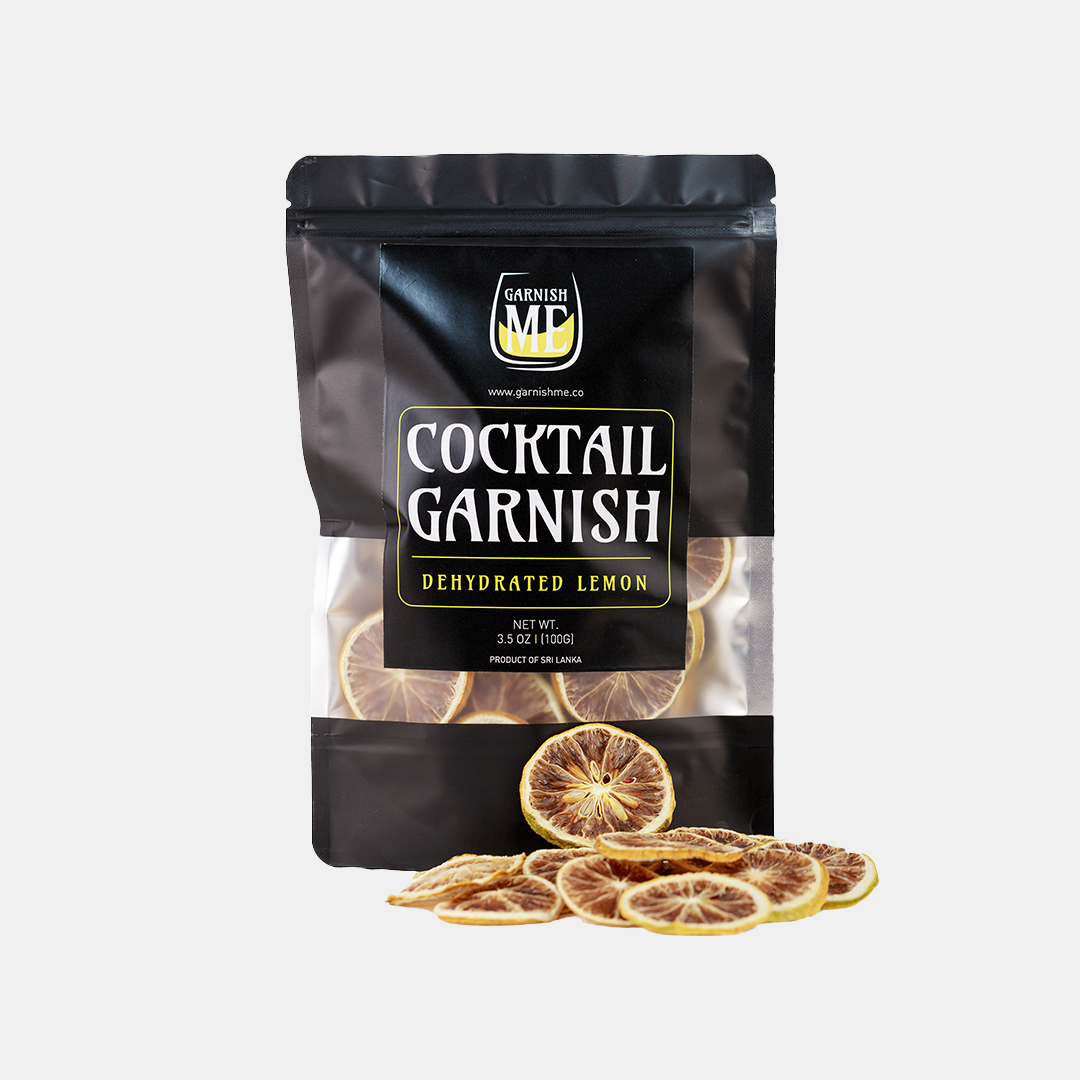 Cocktail Garnish - Dehydrated Lemon - 25 Slices