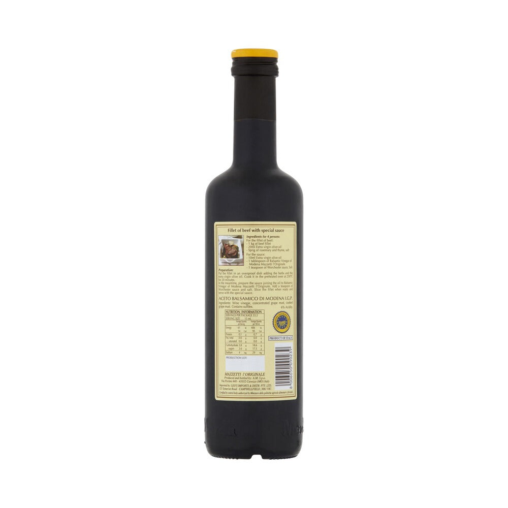 Mazzetti - Balsamic Vinegar Of Modena -500ml