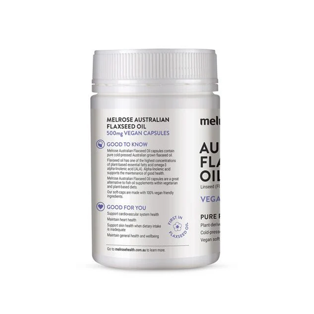 Melrose - Australian Flaxseed Oil Capsules - 500mg