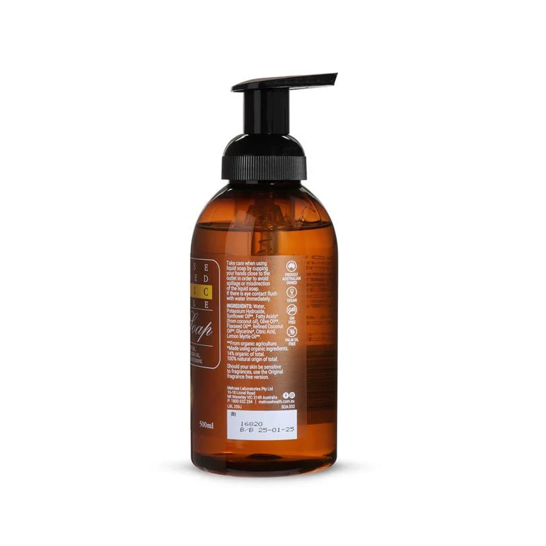 Melrose - Castile Soap Lemon Myrtle Pump - 500ml