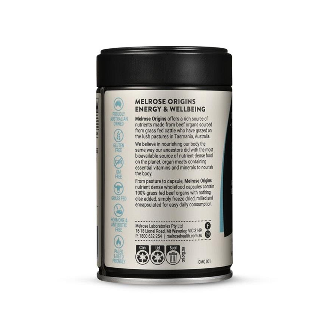 Melrose - Grass Fed Beef Liver - 120 Capsules