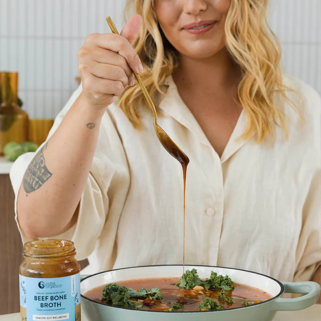 Nutra Organics - Beef Bone Broth Concentrate Natural Beef - 390g