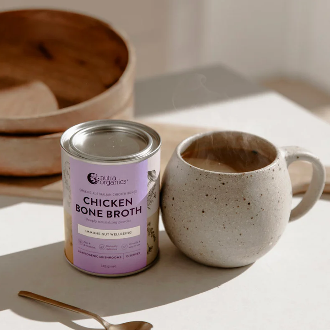 Nutra Organics - Chicken Bone Broth Adaptogenic Mushroom - 125g