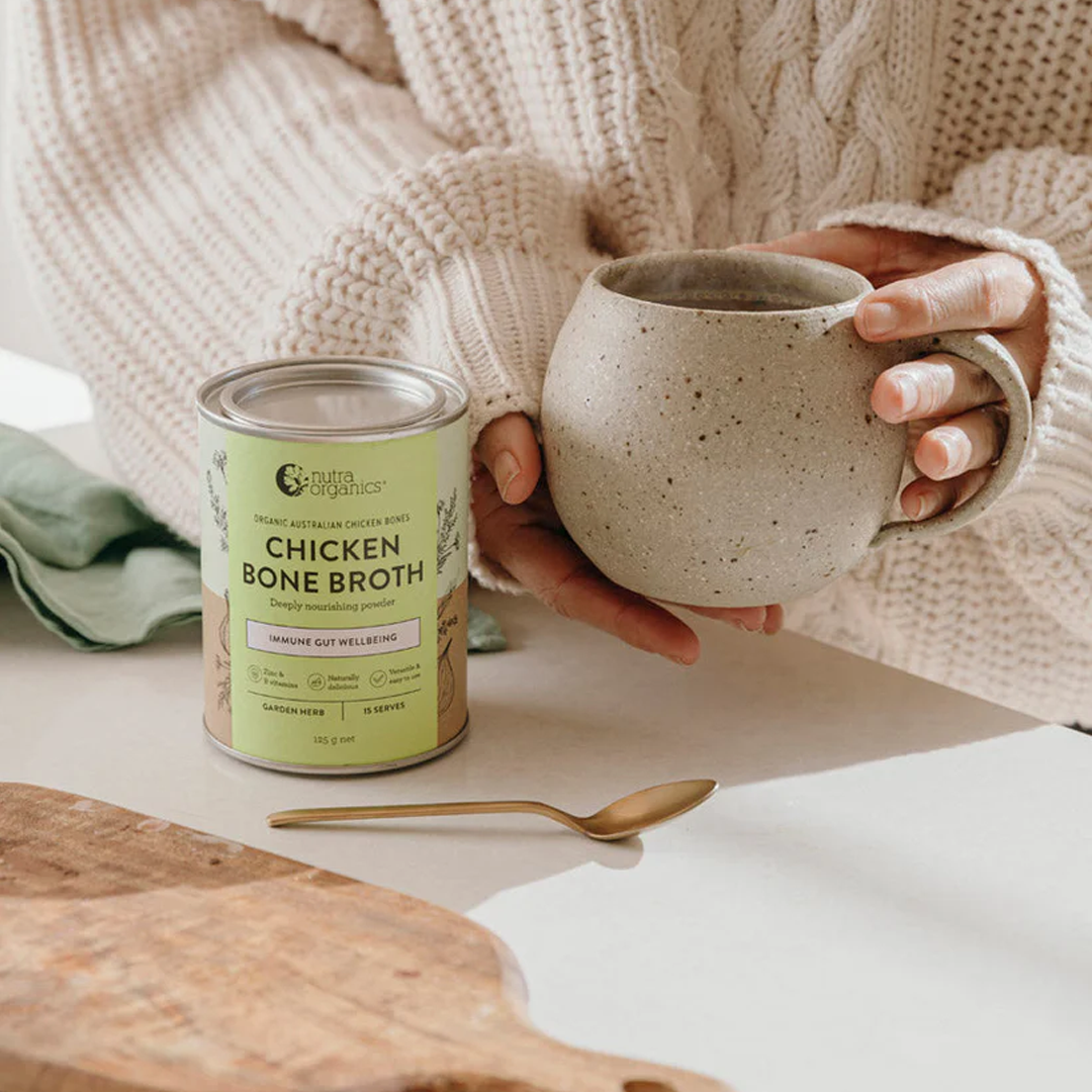 Nutra Organics - Chicken Bone Broth Garden Herb - 125g