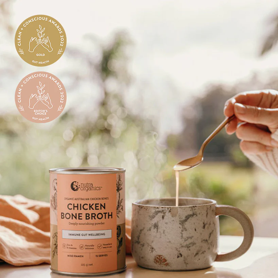 Nutra Organics - Chicken Bone Broth Miso Ramen - 125g