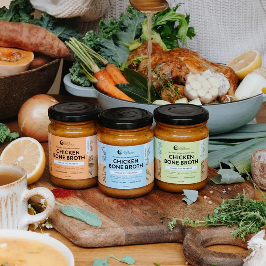 Nutra Organics - Chicken Broth Concentrate Native Herbs - 250g