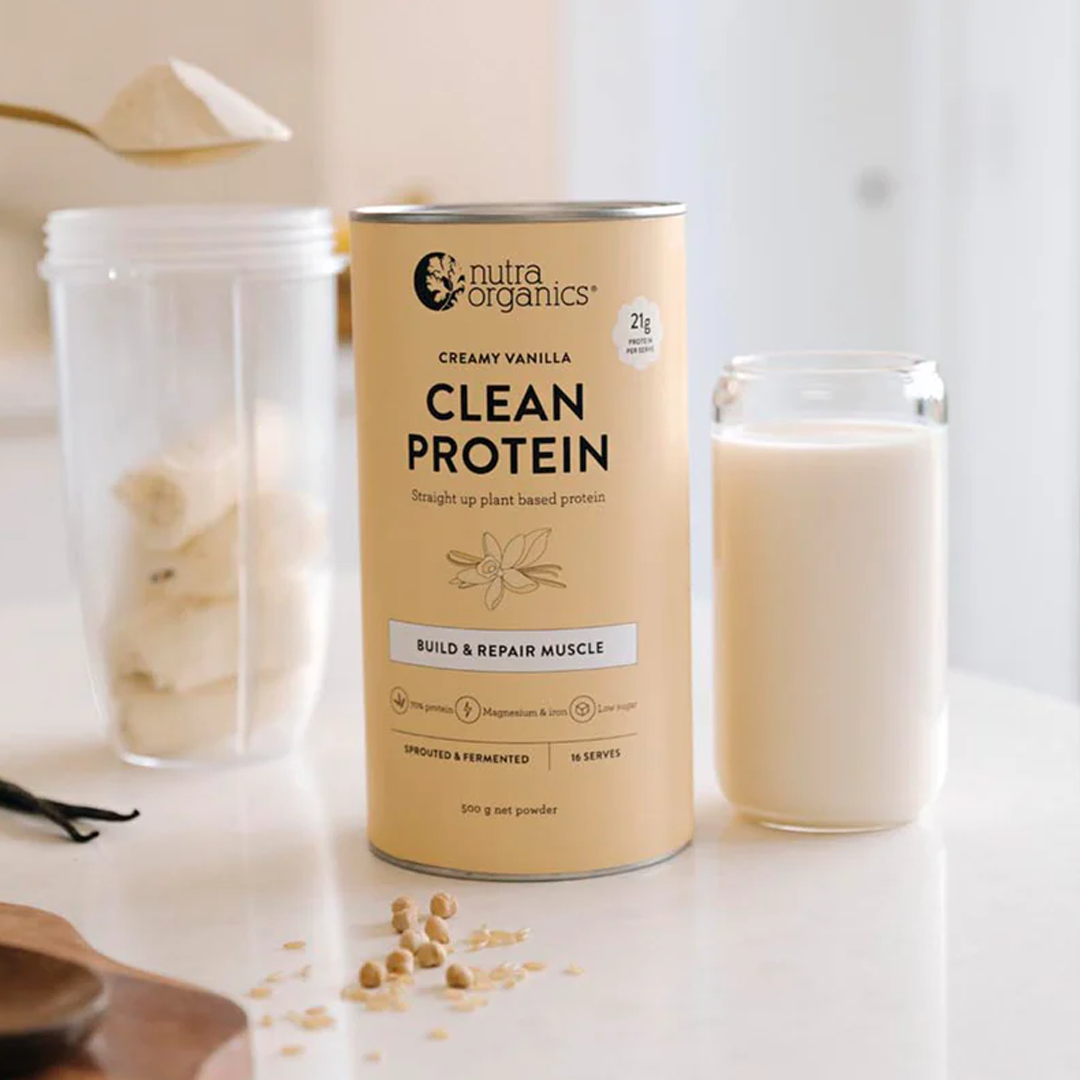 Nutra Organics - Clean Protein Creamy Vanilla - 500g