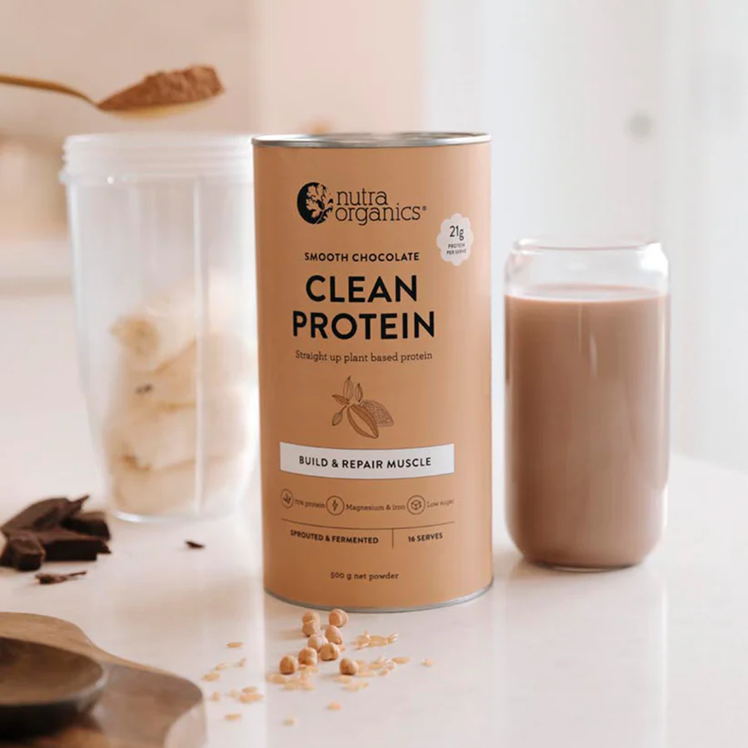 Nutra Organics - Clean Protein Smooth Chocolate - 500g