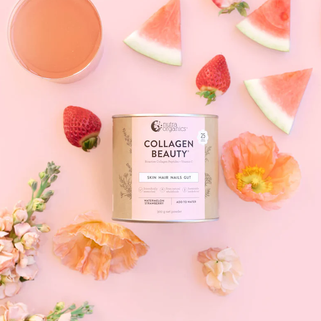 Nutra Organics - Collagen Beauty Watermelon Strawberry - 225g