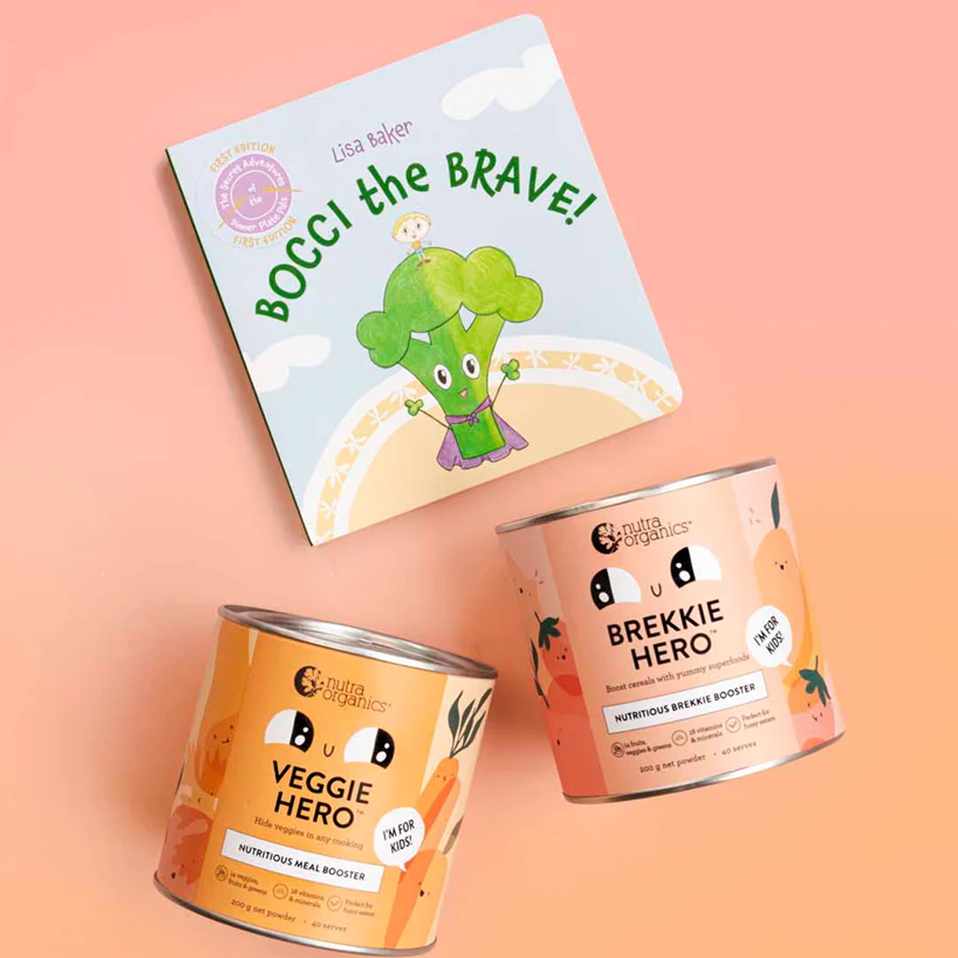 Nutra Organics - Little Healthy Eater Bundle + FREE Kids book