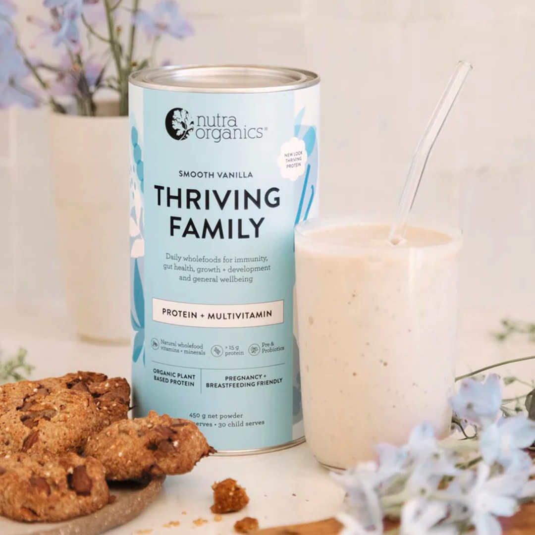 Nutra Organics - Thriving Family Smooth Vanilla - 450g