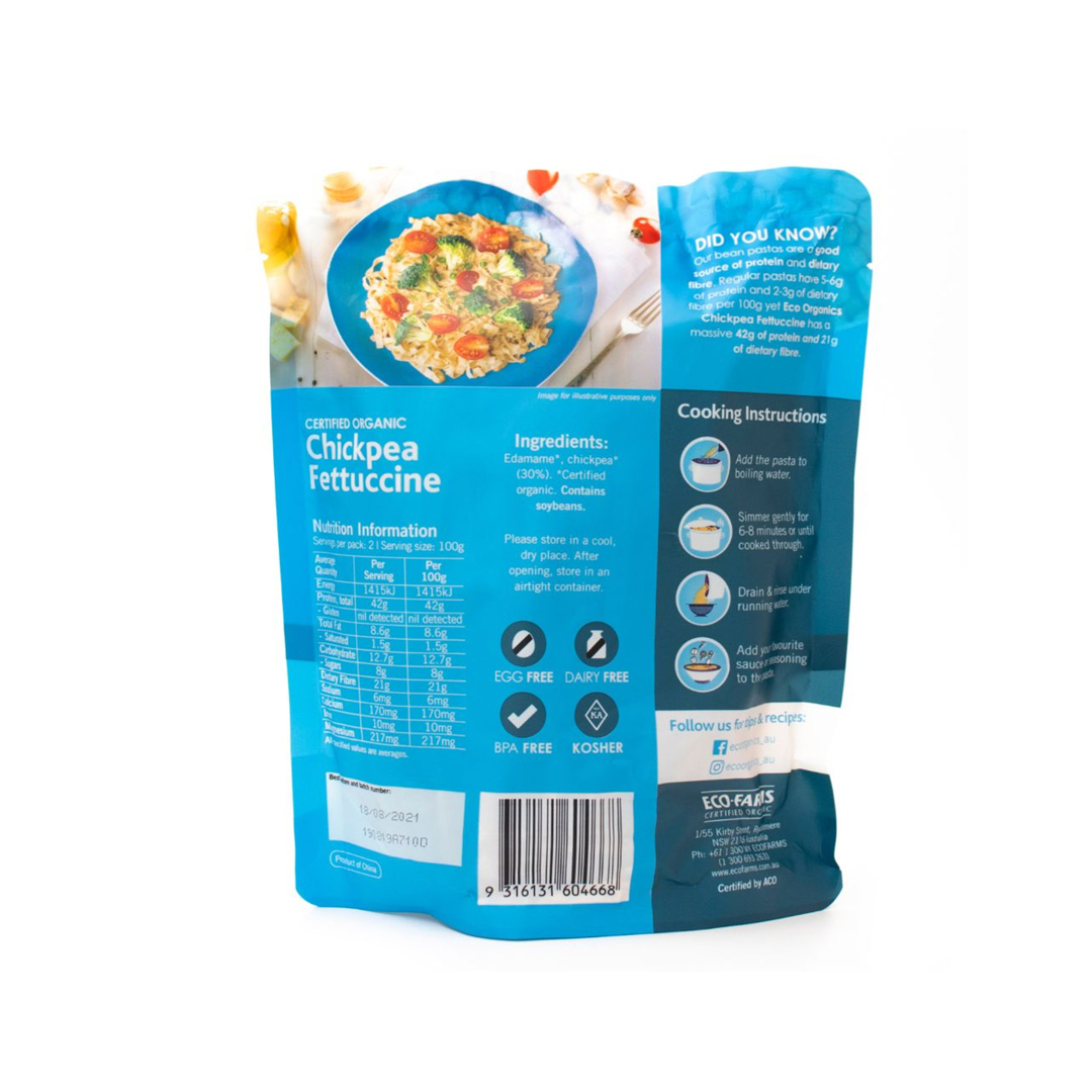 Organic Chickpea Fettuccine- 200g