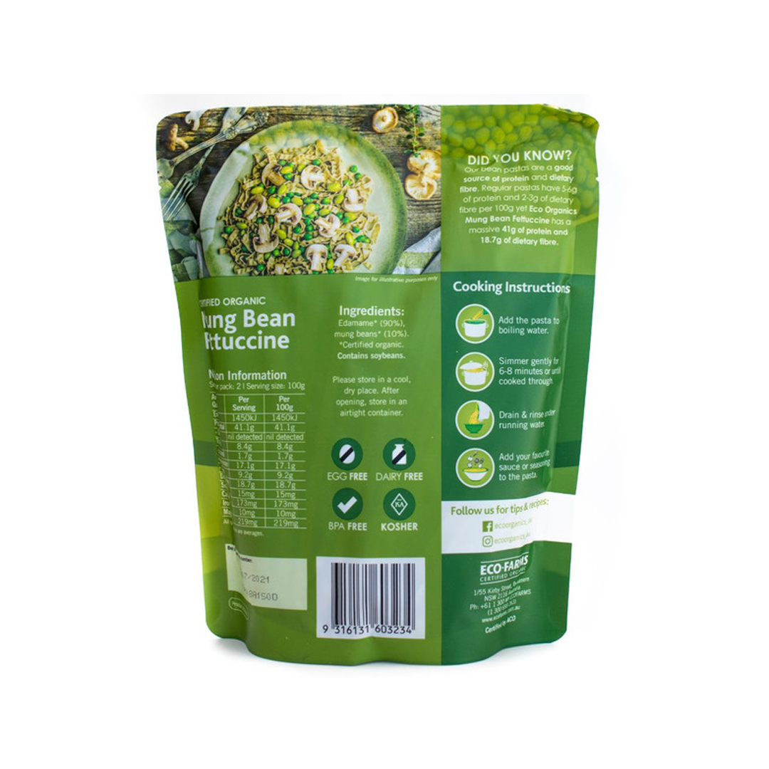 Organic Mung Bean Fettuccine - 200g