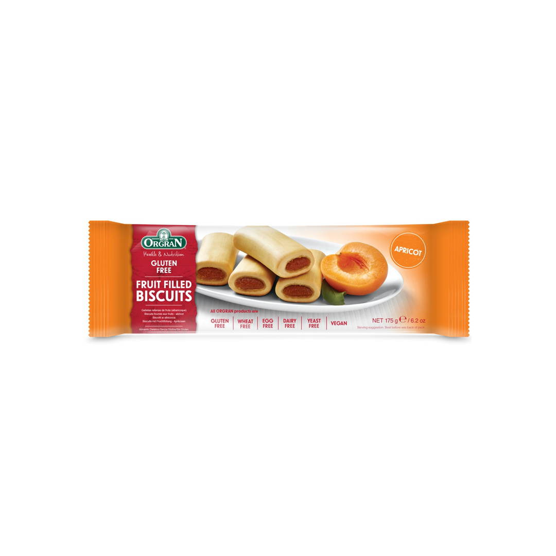 Orgran - Fruit Filled Biscuits Apricot - 175g
