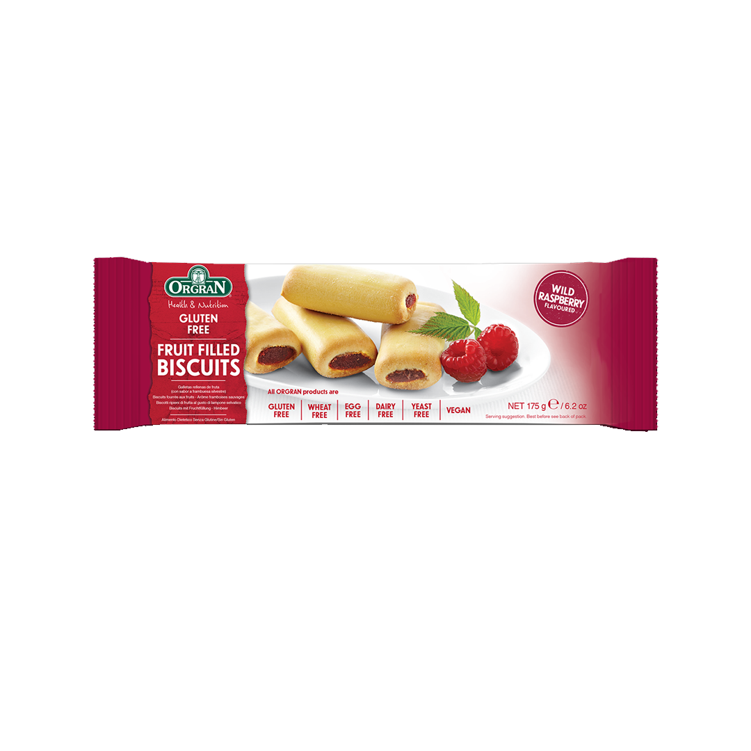 Orgran - Wild Raspberry Fruit Filled Biscuits - 175g