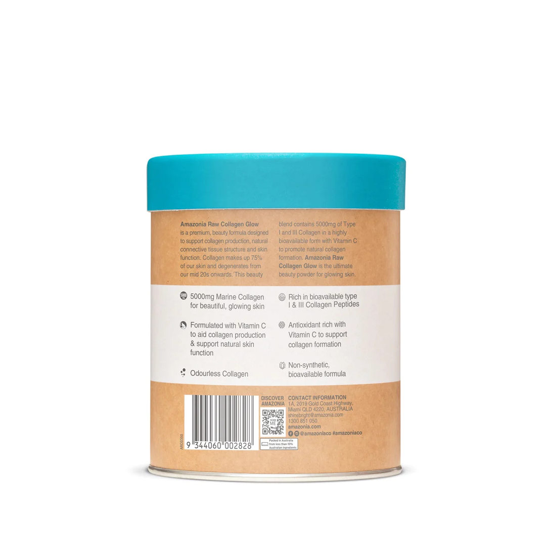 Amazonia - Raw Beauty Collagen Glow Wild Berry - 350g
