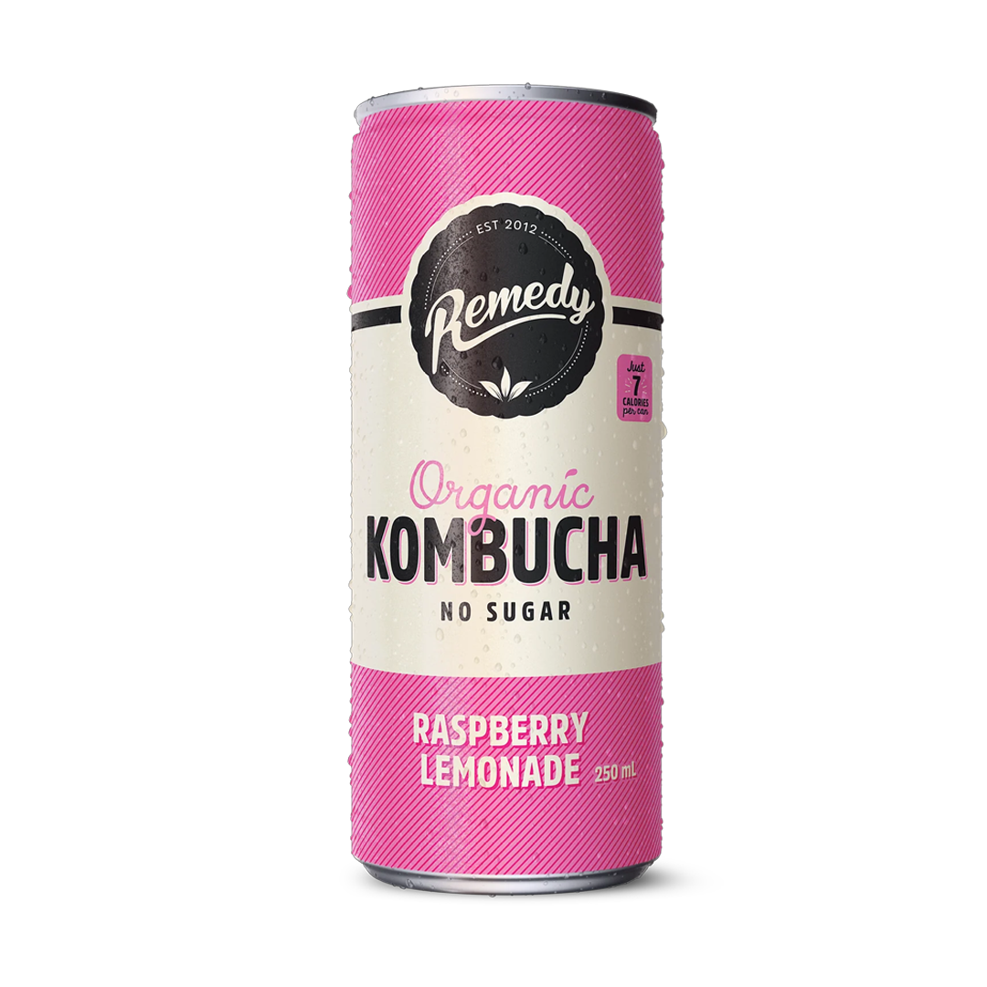 Remedy - Raspberry Lemonade Kombucha - 250ml