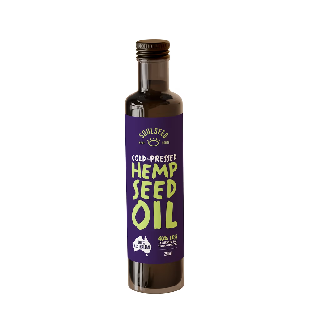 Soul Seed Cold Pressed Hemp Seed Oil 250ml