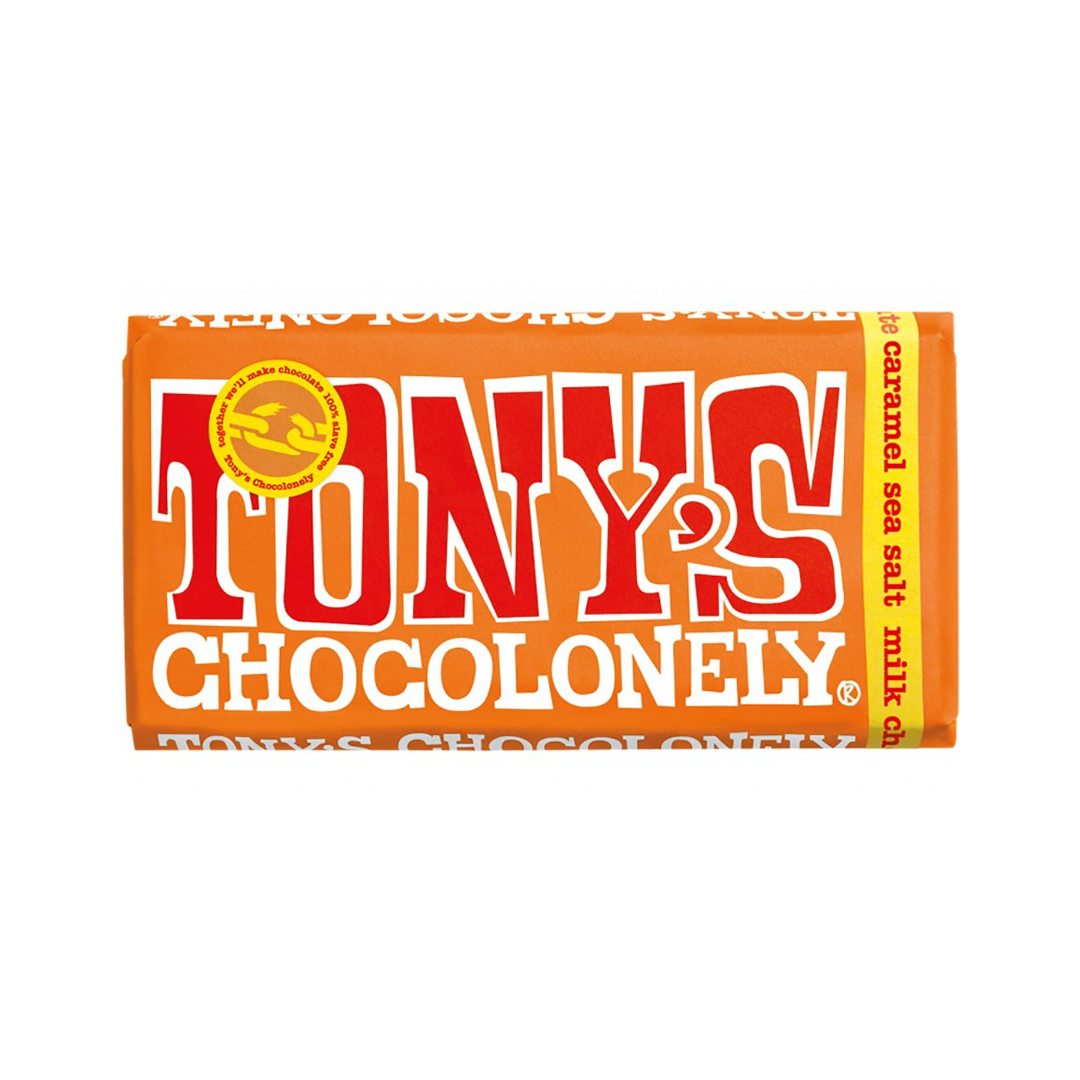 Tonys Chocolonely Caramel Sea Salt 15 x 180g box