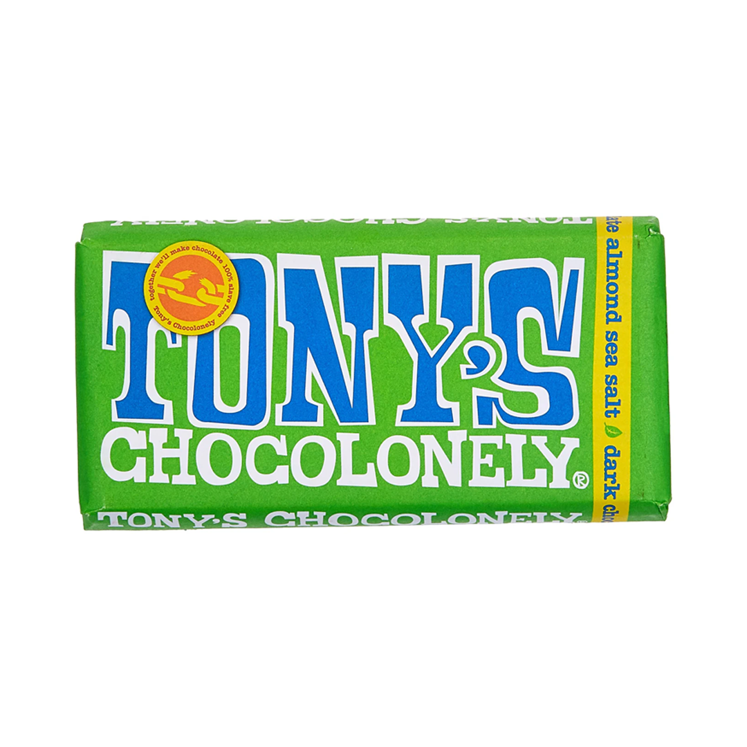 Tonys Chocolonely Dark Almond 15 x 180g box