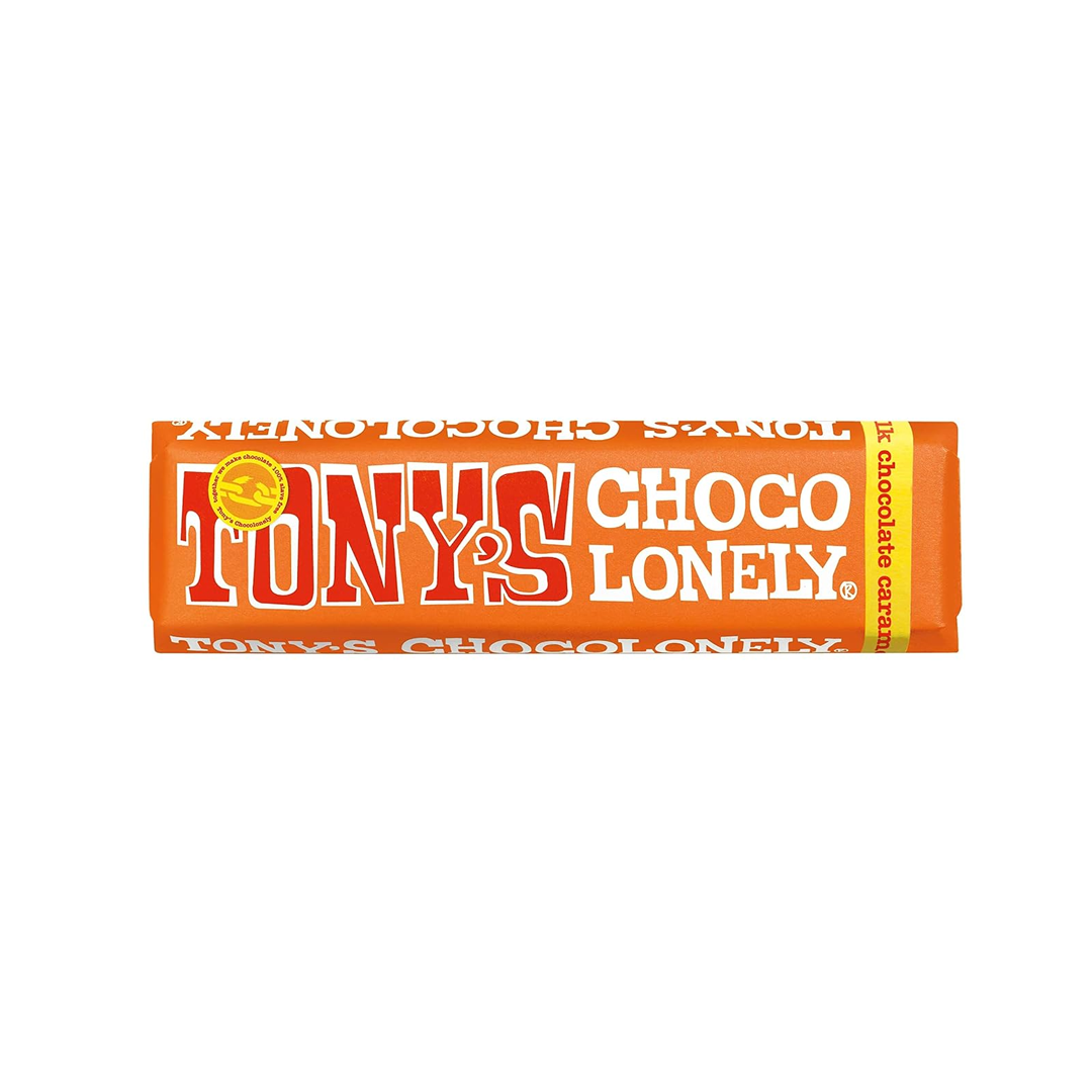 Tonys Chocolonely Snack Milk Caramel Sea Salt Chocolate 35 x 47g
