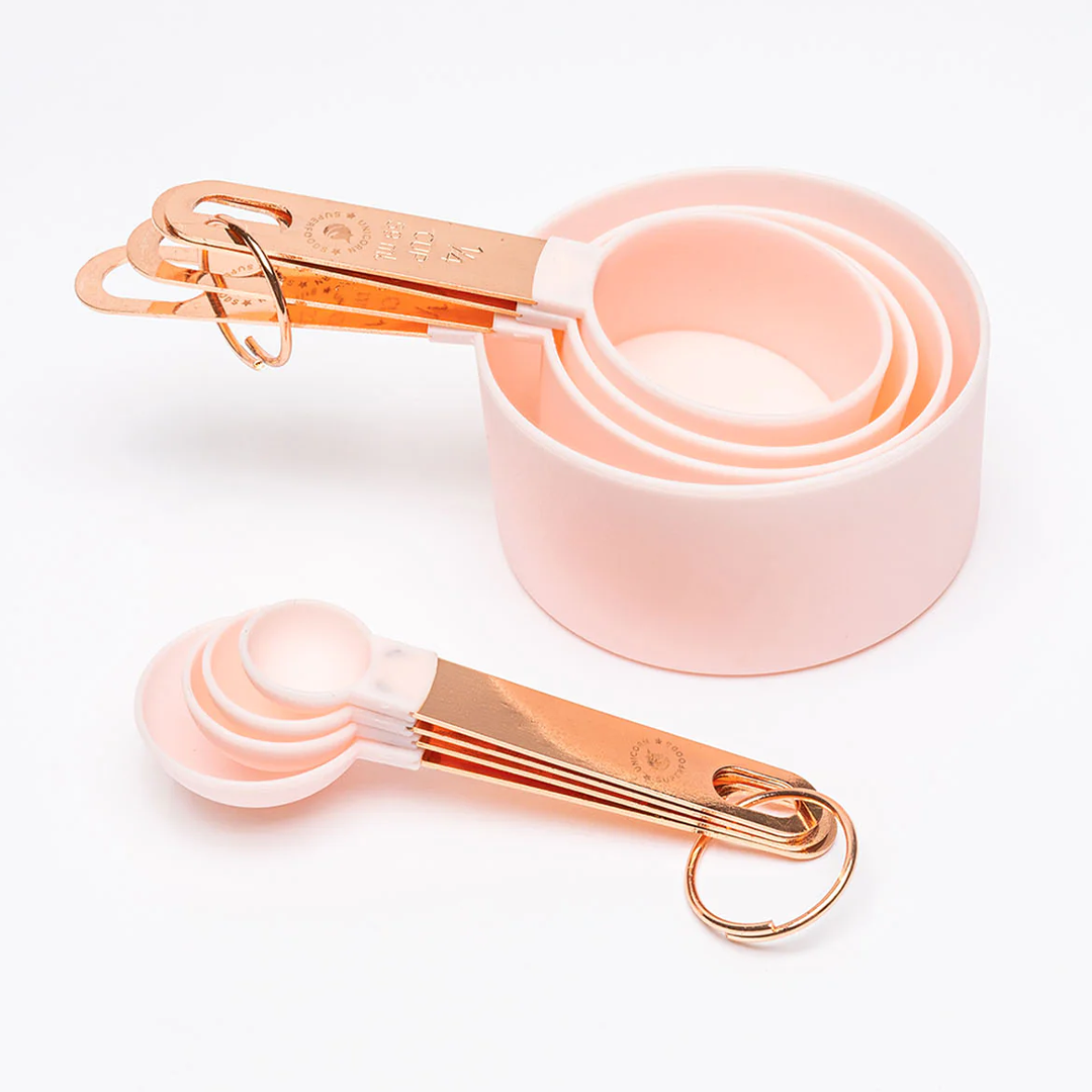 Unicorn Superfoods - 8 piece Measuring Cup & Spoon Set