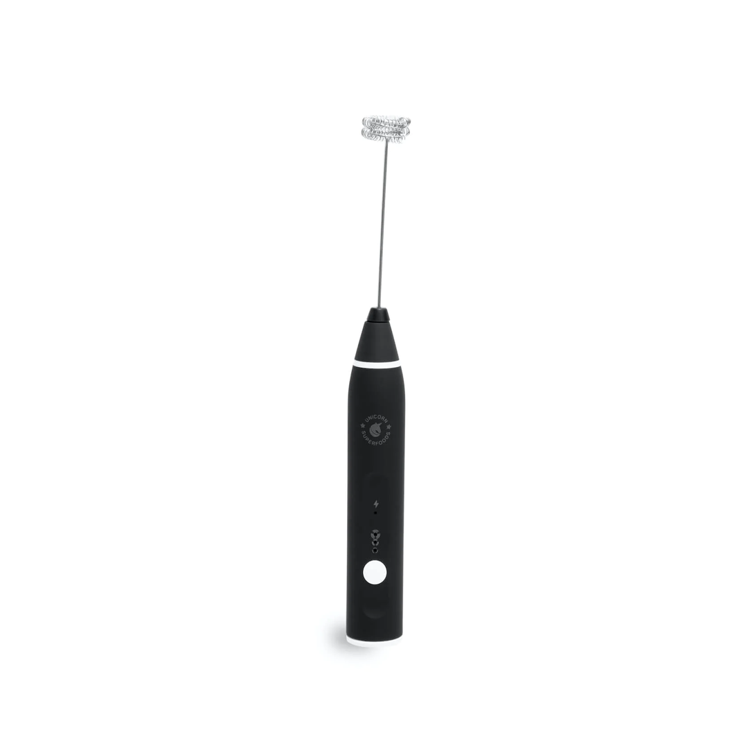 Unicorn Superfoods - Handheld Milk Frother Black