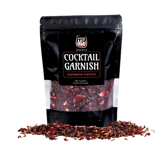 Cocktail Garnish - Dried Hibiscus -  50g
