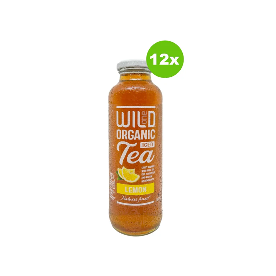 Wild Organic Lemon Iced Tea 12 x 360ml