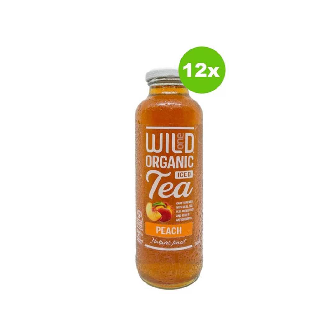 Wild Organic Peach Iced Tea 12 x 360ml