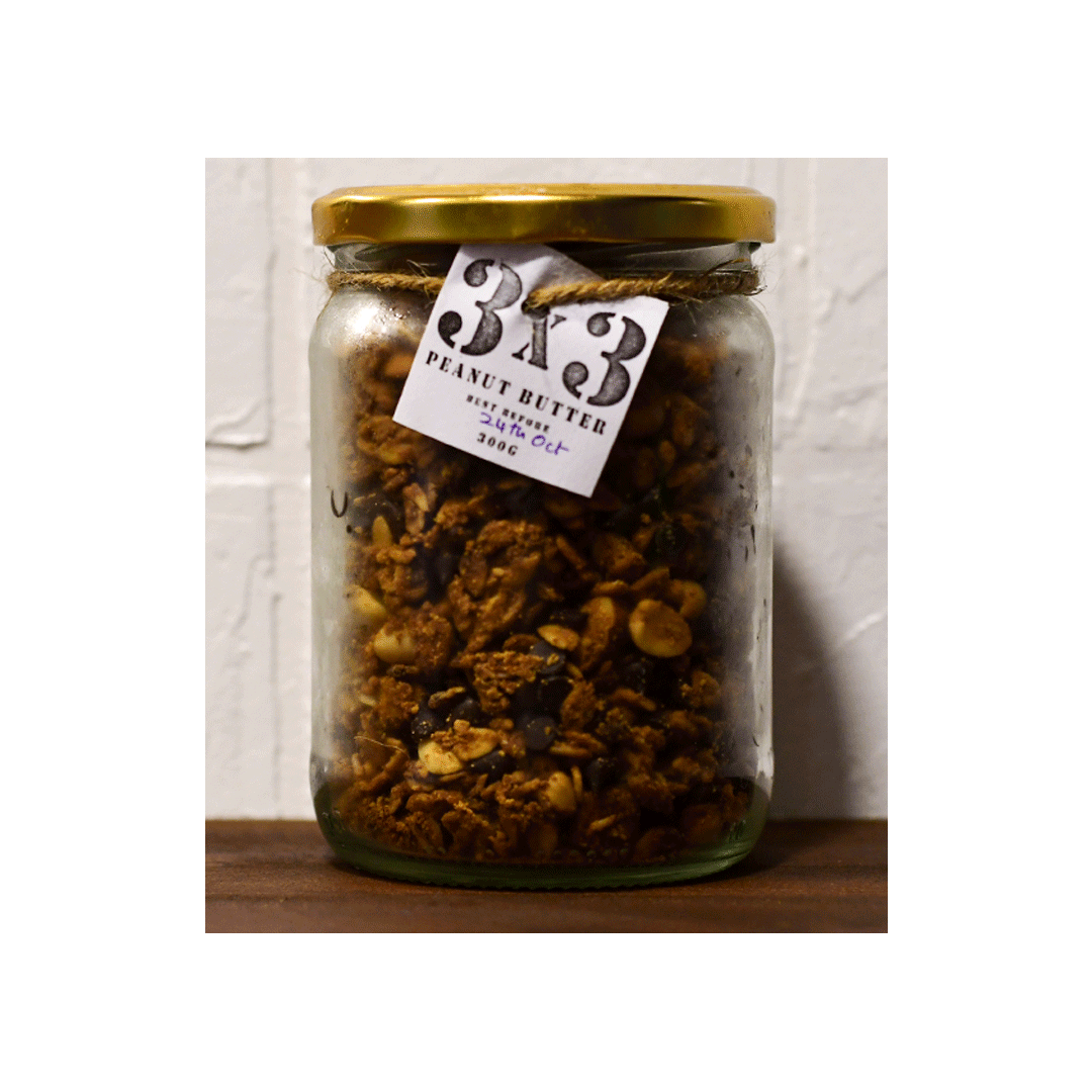3x3 - Peanut Butter Granola - 300g