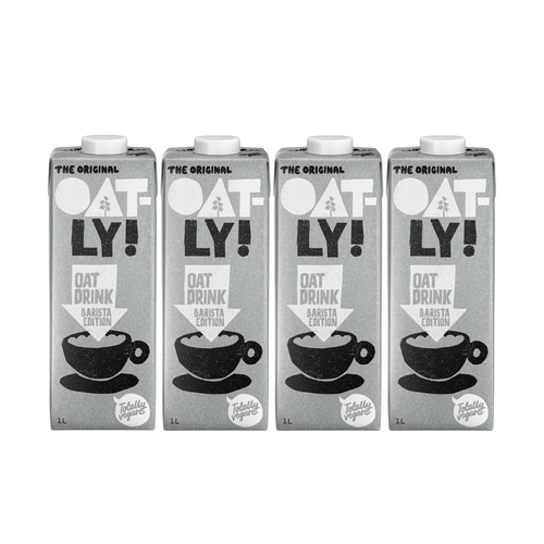 Oatly Oat Milk - Barista Edition - 1L (Four Pack)