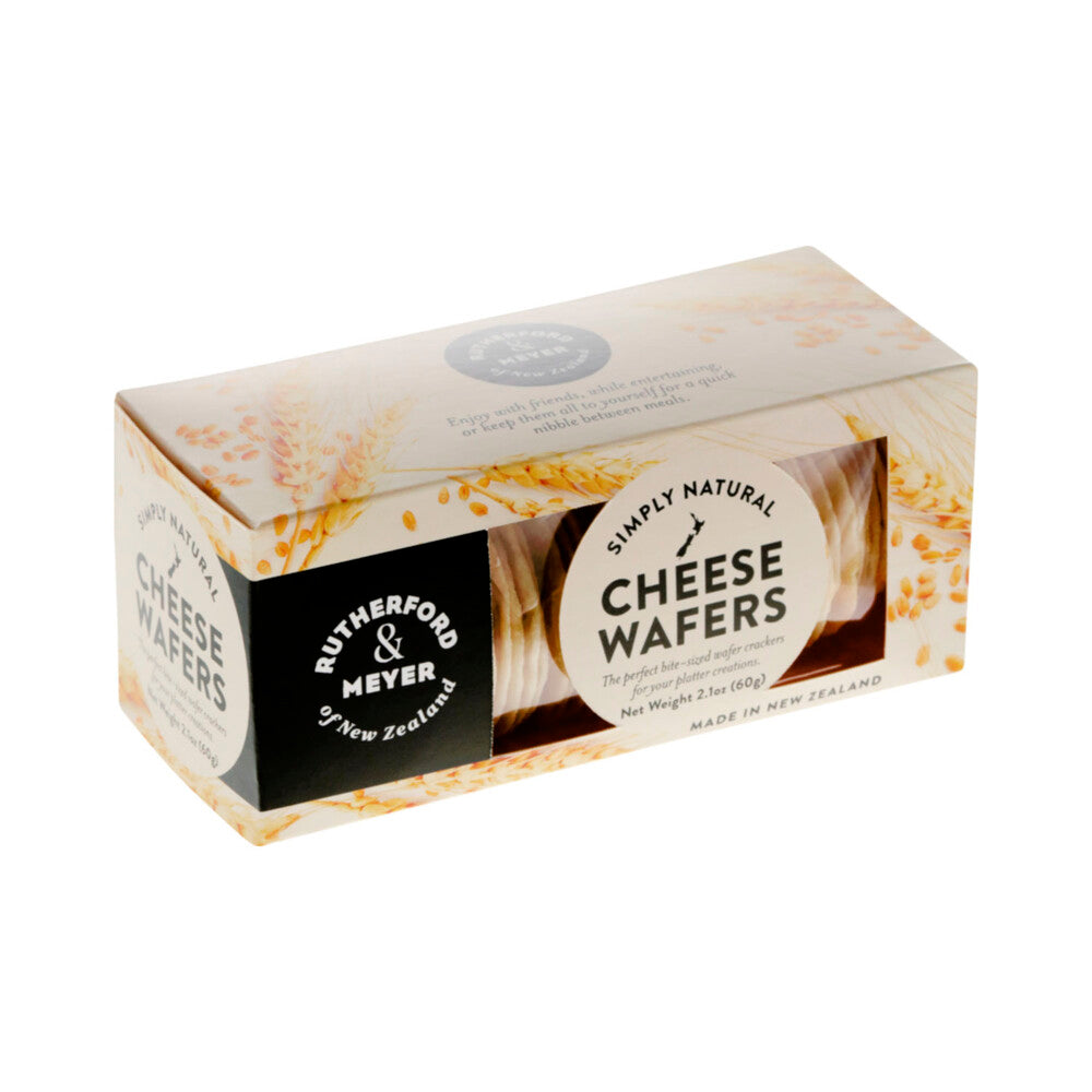 Rutherford & Meyer Gourmet Cheese Wafers Natural - 60g