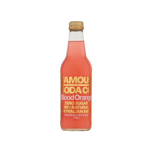 Famous Soda - Blood Orange 12 X 330ml