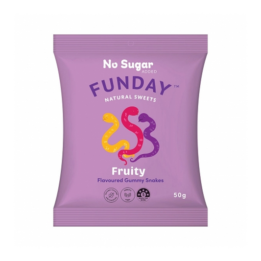 Funday Fruity Gummy Snakes 12 x 50g