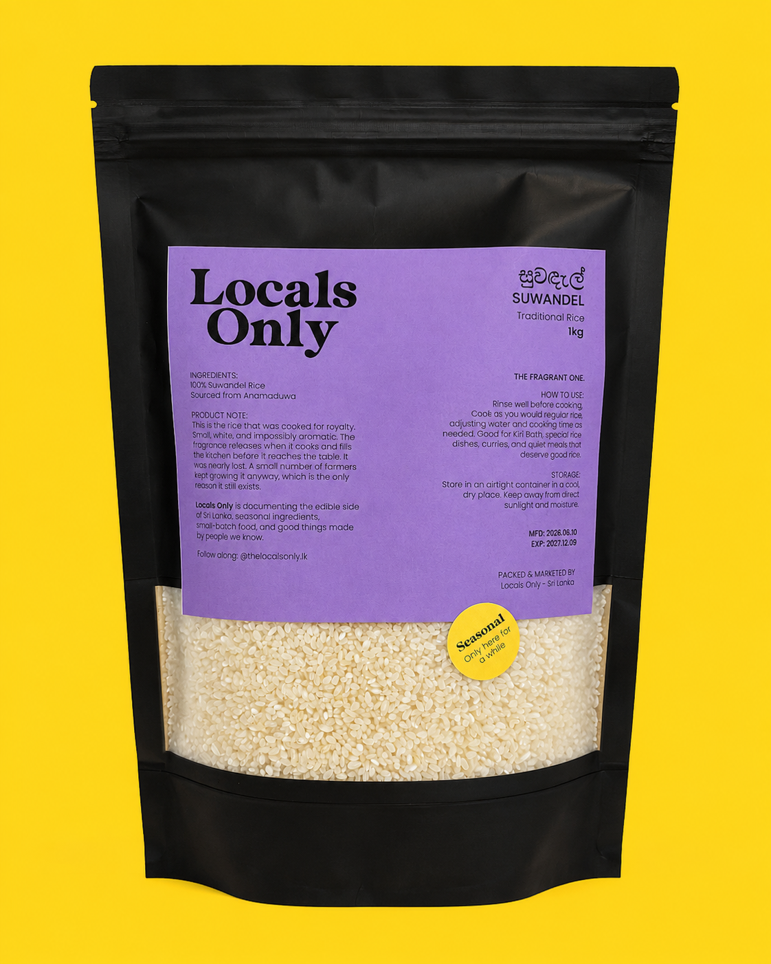 Locals Only - Suwadel - Aanamaduwa - 1kg