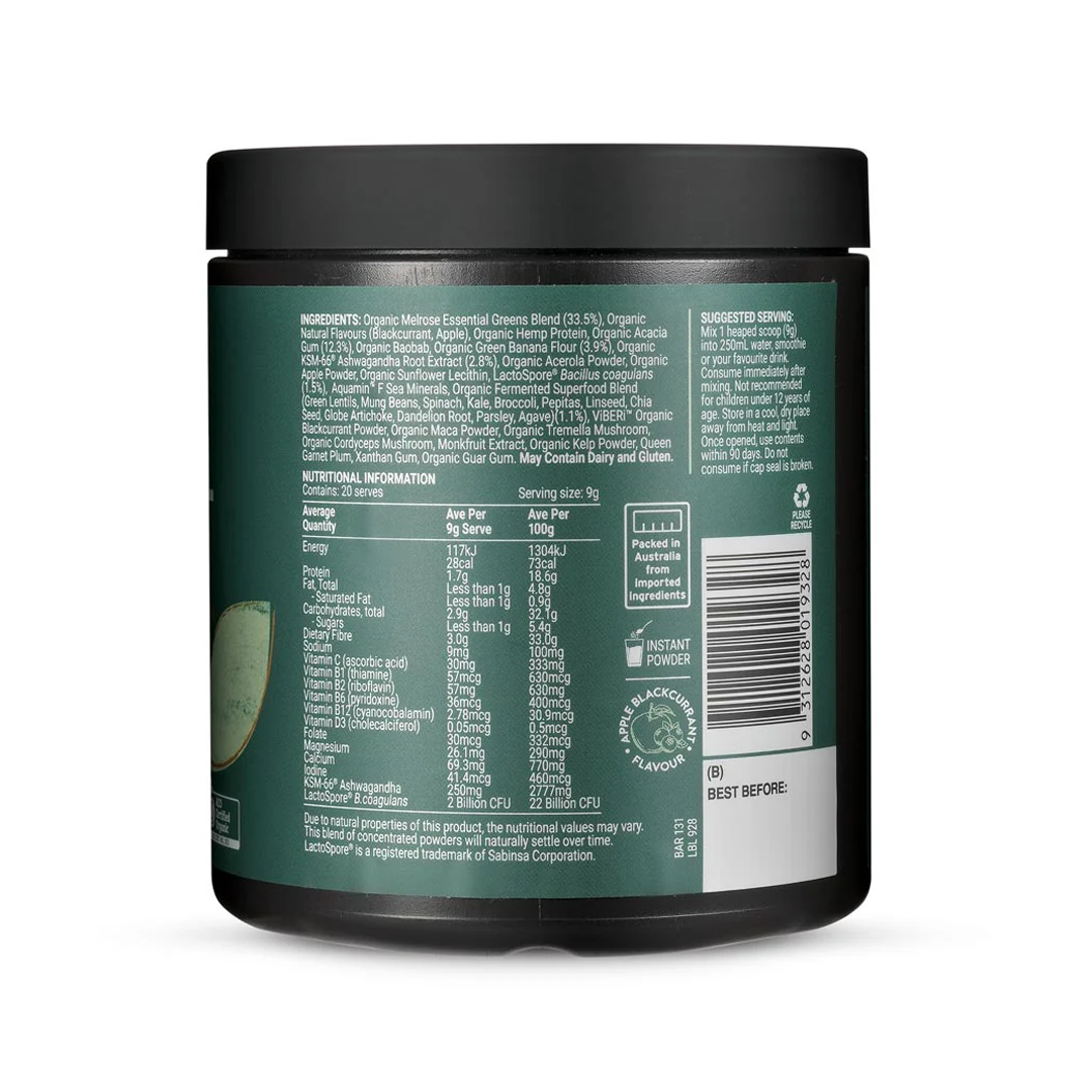 Melrose - Essential Greens+ Phytostrength - 180g