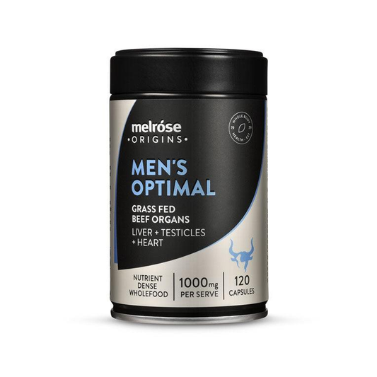 Melrose - Men's Optimal - Grass Fed Beef Organ - 120 Capsules