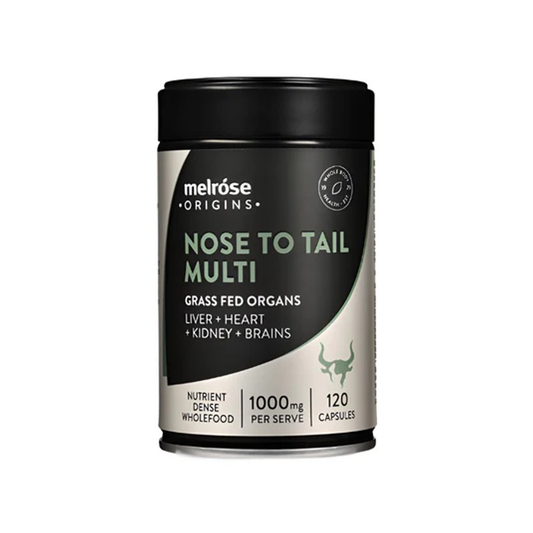 Melrose - Nose To Tail Multi - Grass Fed Organ - 120 Capsules