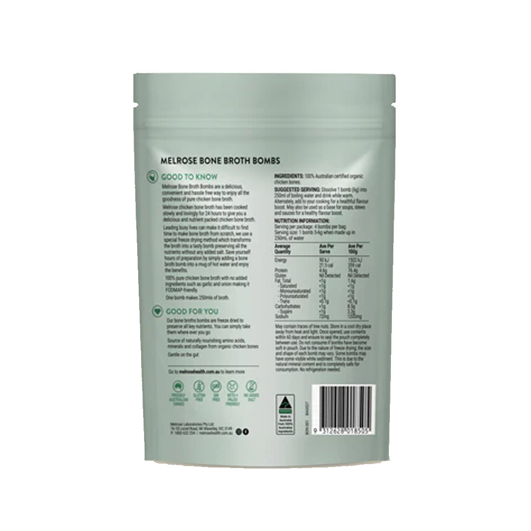 Melrose -  Organic Chicken Bone Broth Bombs - 20g