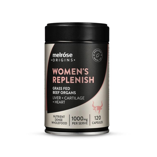 Melrose - Women's Replenish - Grass Fed Beef Organ - 120 Capsules