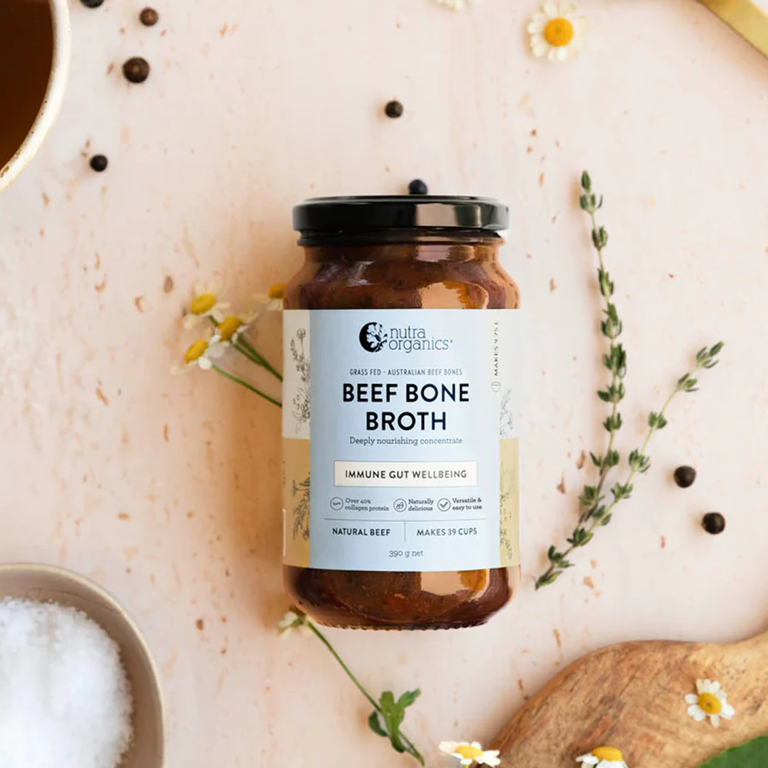Nutra Organics - Beef Bone Broth Concentrate Natural Beef - 390g
