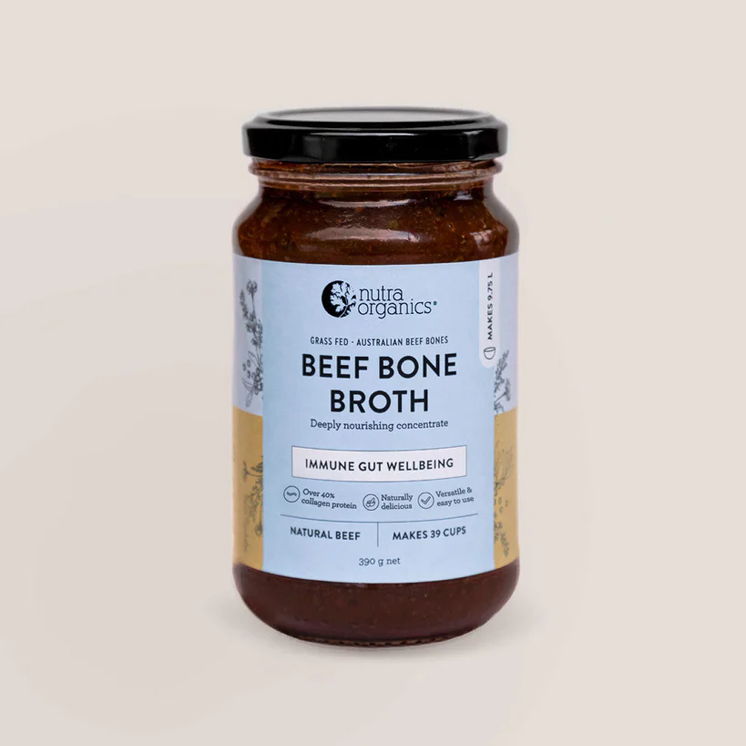 Nutra Organics - Beef Bone Broth Concentrate Natural Beef - 390g
