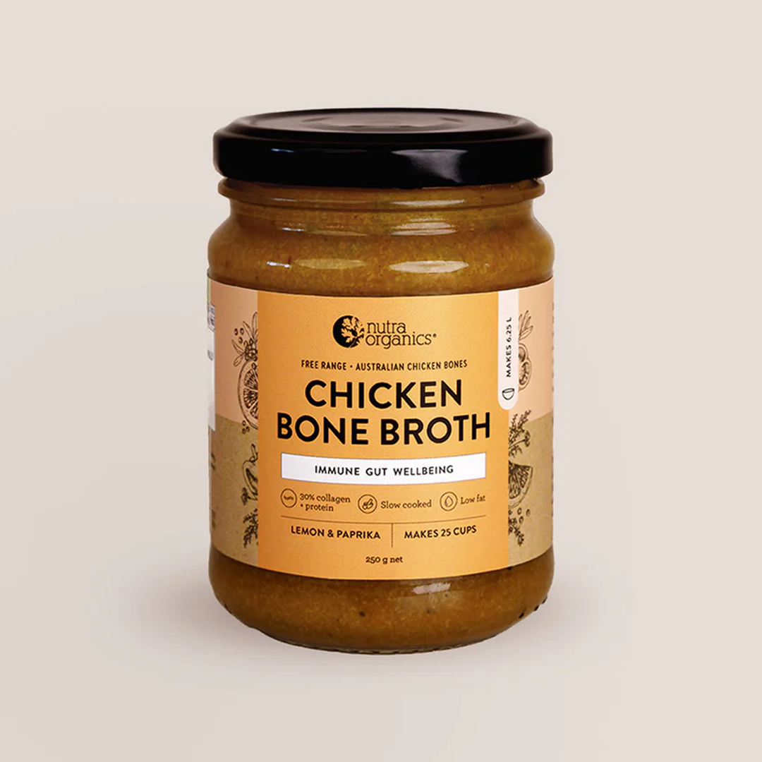 Nutra Organics - Chicken Bone Broth Concentrate Lemon & Paprika - 250g