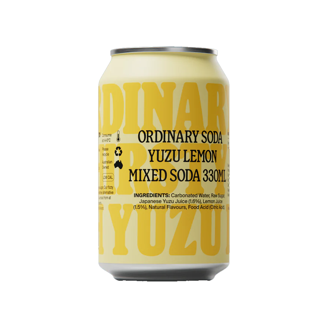 Ordinary Soda Lemon Yuzu - 12 x 330ml