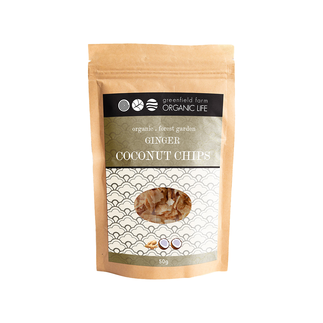 Organic Life - Coconut chips with Ginger - 50g