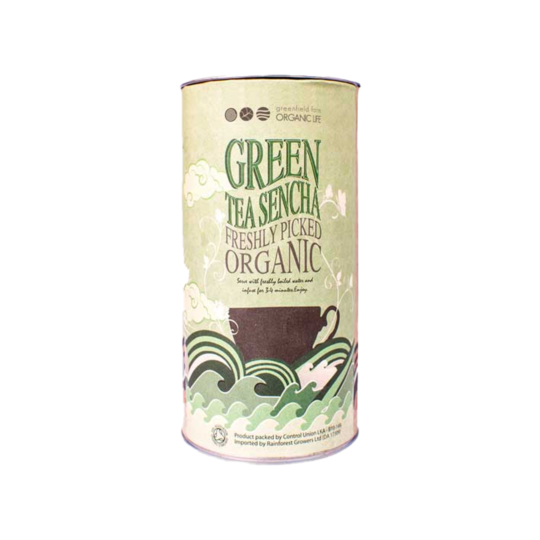 Organic Life - Sencha Green Tea Loose Leaf Canisters - 100g