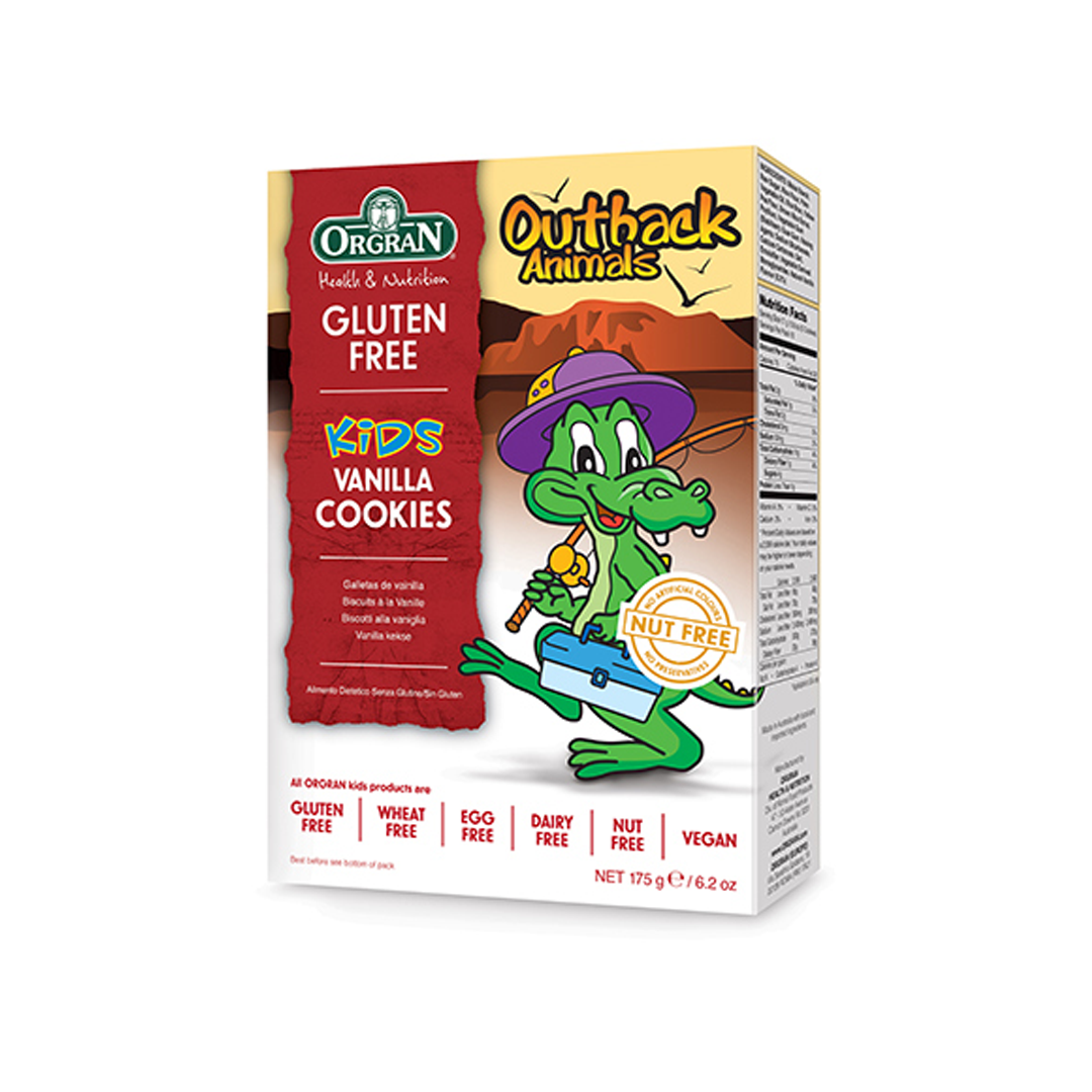 Orgran - Outback Animal Cookies Vanilla - 175g